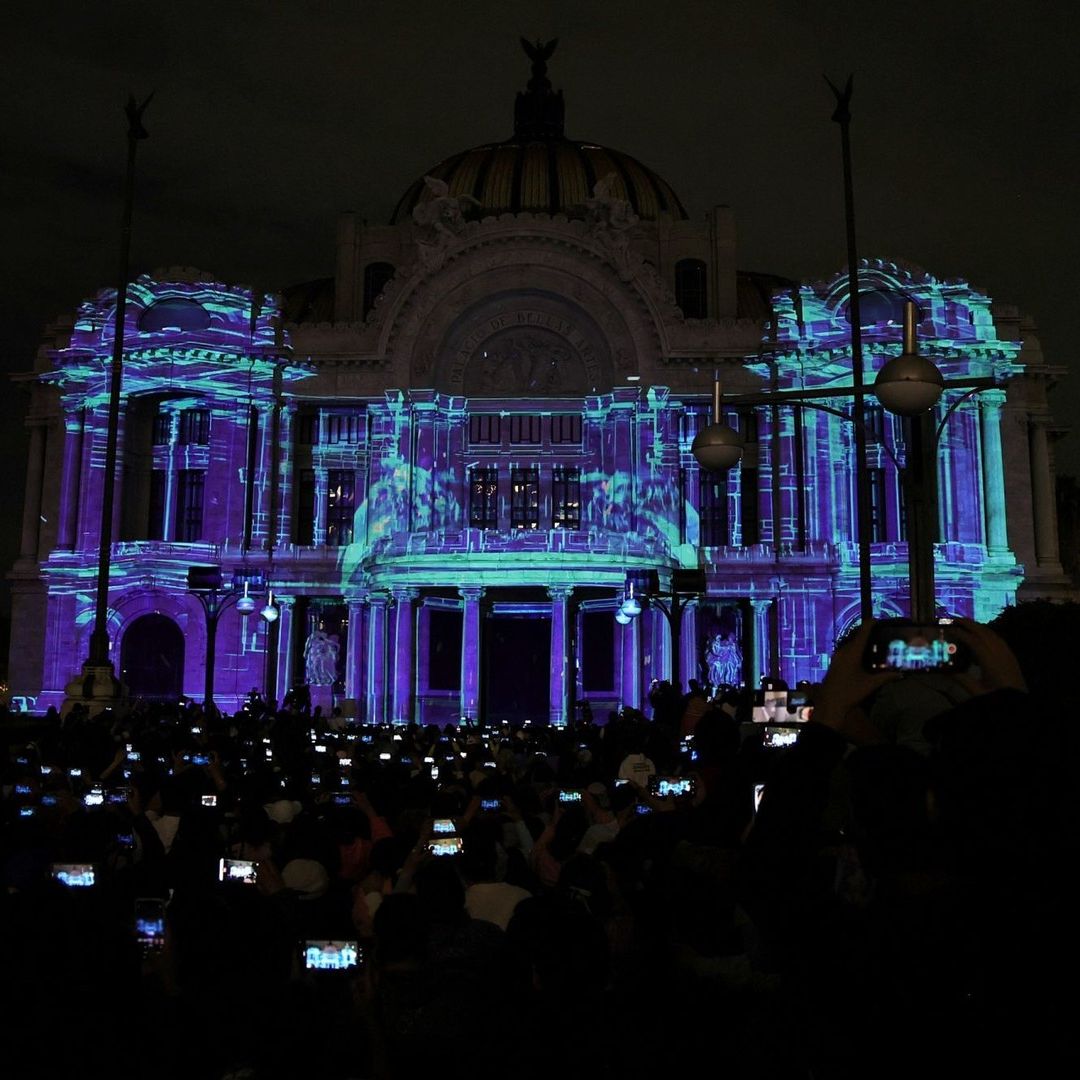 Bellas Artes brilló con música, danza y tecnología 3D